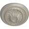 Ekena Millwork Saverne Ceiling Medallion, Hand-Painted Pearl White, 18 1/2"W x 13 1/2"H x 1 7/8"P CM18SAPWS - alternate 3